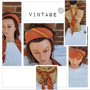 Vintage‎ Vera Neumann headband /belt